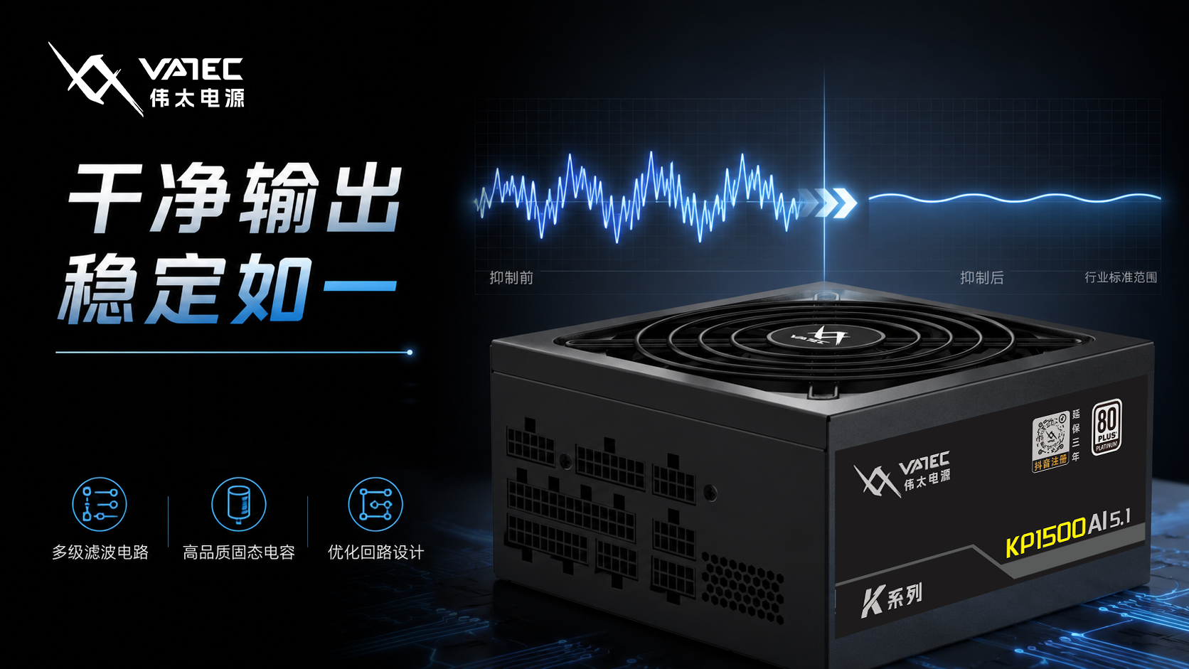 电源纹波是什么?纹波纯净度决定硬件使用寿命