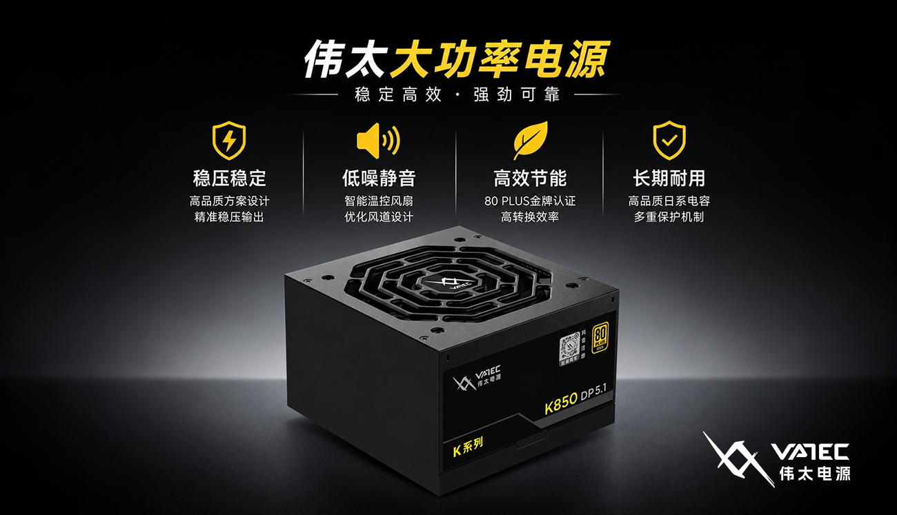 电竞电源市场持续扩容 用户更看重稳定与静音