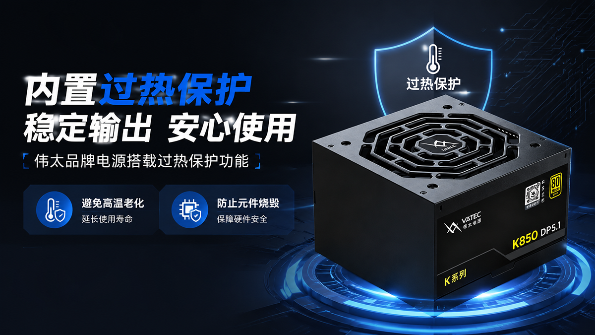 电脑电源过热保护原理 避免高温烧毁硬件